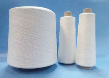 High twist ring Spun Polyester Yarn , raw closing polyester thread